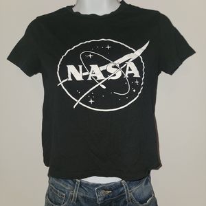 Divided brand Nasa crop shirt